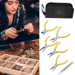 New Condition Steel & Stainless Steel <b>Jewellery</b> <b>Making</b> Pliers Tool <b>Kit</b> - Product Image 2