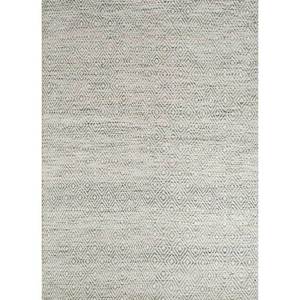 พรมขนสัตว์และวิสโคสสีน้ำเงิน Abrash ขนาดใหญ่ ลายเรขาคณิต สำหรับห้องนั่งเล่น ห้องนอน ห้องโถง-ADWV-13047 - Product Image 1