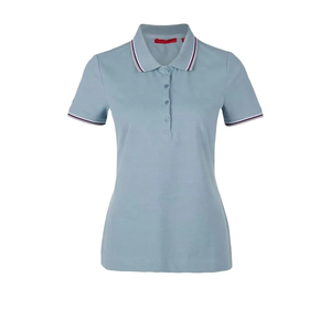 T-shirts POLO 100% coton piqué personnalisé de haute qualité pour femmes, vêtements de travail décontractés et respirants avec design personnalisé - Product Image 5
