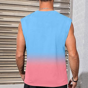 Meilleures ventes T-shirts sans manches pour hommes Nouveau design Chemises sans manches à la mode pour adultes - Product Image 6