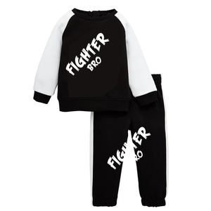 Unisex Kids <b>Hoodie</b> Jogger Set Warm Soft Touch Fabric Casual Printed Embroidered Perfect Matching <b>Toddler</b> Outfit for Boys Girls - Product Image 1