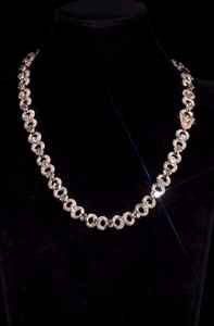 Collier cubain en moissanite glacé de luxe, plaqué rhodium, cadeau de fête orthodoxe, chaîne brillante VVS - Product Image 6