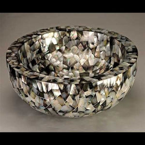 Tazón de Madre de perla con Concha en chocolate gris, dátiles, dulces de frutas secas, tazón para servir, tazón decorativo para fregona a precio razonable - Product Image 3