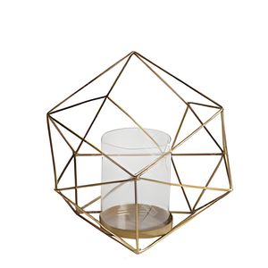 ผนังเทียนแก้บนตกแต่งในร่มที่ดีที่สุดสูงแก้ว T-แสงผู้ถือสดสีตกแต่งคืนการออกแบบธีม - Product Image 2