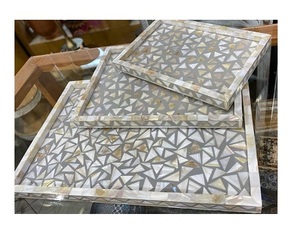 Bandeja de té hecha a mano, platillos de bambú para servir para la ceremonia del té, bandeja de té para el hogar, cajas de madera y bambú - Product Image 5