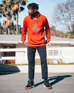 Autumn Winter Heavyweight <b>Pullover</b> Hooded Sweatshirt <b>Men</b> Solid Color Streetwear Hoodie - Product Image 5