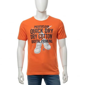 Camisetas de Cuello Redondo de Algodón de Secado Rápido para Hombre, Impresión Digital, Transpirables, Casuales, Deportivas, para Uso Diario, Mercado Mayorista de Ropa, Exportación X - Product Image 1