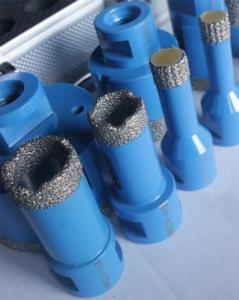 M14 công cụ kim cương cắt bit thiết lập chân không brazed thép Carbide <span class=keywords><strong>Tungsten</strong></span> đường kính M42-3mm khoan bit gạch lỗ thấy lõi khoan - Product Image 4