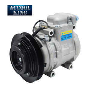 11Q6-90091 10PA15C 1PK 1B <b>12V</b> Cooling Compressor for Hyundai Excavator - Product Image 2