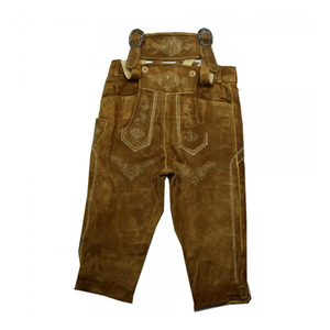 Genou bavarois authentique de qualité supérieure pour femme, coupe ajustée, Oktoberfest d'hiver, logo en dentelle, décoration avant plat - Product Image 1