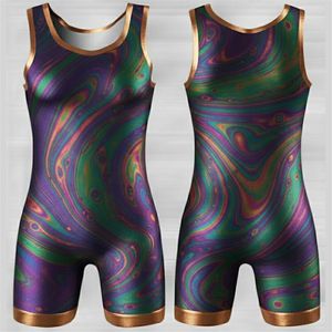 เสื้อกล้ามกีฬาเยาวชนแบบไร้สาย ผ้าโพลีเอสเตอร์ผสมสแปนเด็กซ์ ระบายอากาศได้ดี คุณภาพสูง ลายพราง สำหรับยกน้ำหนัก รับสกรีนโลโก้ด้วยเทคนิคซับลิเมชั่น - Product Image 1