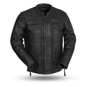 Vestes Pour Hommes Vêtements De Plein Air D'hiver Oem Personnalisé Hiver Noir Racing Moto Veste En Cuir Pour Hommes 2025 Vestes En Cuir - Product Image 1