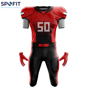 Maillots de football américain sur mesure, dernier design, pantalons d'entraînement, uniformes, shorts de sublimation pour garçons, ensembles personnalisés OEM, tailles plus grandes - Product Image 2