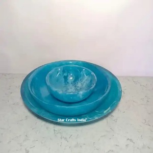 2025 plus grande vente de haute qualité résine soupe apéritif bols Antique décoré bol de fruits pour la décoration de mariage poli - Product Image 6