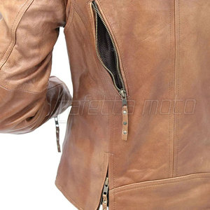 Blouson en cuir pour moto de haute qualité pour femmes, faible MOQ, blouson en cuir pour moto pour femmes - Product Image 6