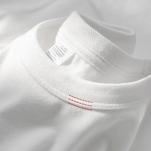 T-shirts unis pour impression T-shirt en coton épais avec logo personnalisé T-shirts pour hommes de grande taille T-shirt sérigraphié personnalisé pour hommes - Product Image 1