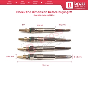 BGP23-1 4 ชิ้นหัวเทียนฮีตเตอร์ GX98 N10579202 GN046 สำหรับ - Product Image 5