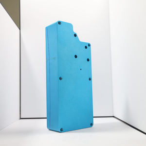 Boîtier électronique en aluminium usiné CNC bleu personnalisé, application industrielle, services OEM/ODM, certifié ISO9001 - Product Image 3