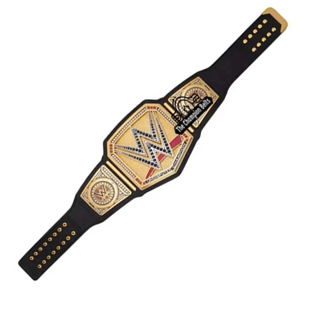 Custom made championship belts wrestling boxing MMA belts /Authentic Wear Universal Championship Red Title Belt