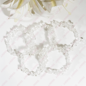 Pulsera Elástica Unisex de Cuarzo Cristalino Natural Irregular de 7.5 Pulgadas, de Moda y Superventas, para Sanación y Estilo - Product Image 2