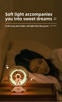 Lampe LED pour Veilleuse - Lampe Tactile Moderne Rechargeable à Commande par Claquement, 3 Couleurs, Éclairage Blanc Chaud Dimmable, Batterie Incluse pour