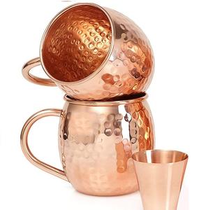 High Quality Factory Direct New Hand-Grip Design Handmade Drinking <b>Mugs</b> premium Quality Copper <b>Mug</b> for water purification <b>Coffee</b> - Product Image 4