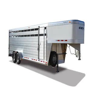Agriculture Poultry Transport Cattle Sheep Livestock Fence Curtain Stake Semi Truck Trailer Cargo Semitrailer