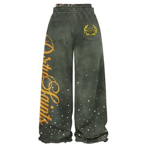 Survêtement à capuche en coton 100% lourd, écologique, personnalisé, imprimé à l'écran, effet délavé à l'acide, fermeture éclair en métal - Product Image 6