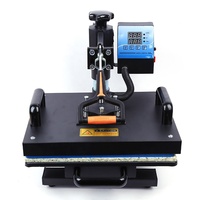 Presse à Chaud Multifonction 8-en-1 12x15 et 15x15 Pouces Combo pour Sublimation sur T-shirts, Tasses, Casquettes et Assiettes
