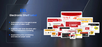 COMPAX Elektronisch Schaplabel (ESL) Demokit - Binnengebruik IP65-geclassificeerd Tekstdisplay OEM/ODM Slim Retail Management Systeem