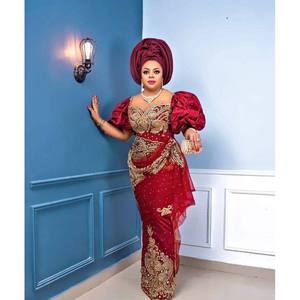 Exclusivo Pañuelo Rojo George Hecho a Mano con Adornos y Diadema a Juego para Vestidos de Novia - Product Image 1