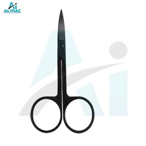 Tijeras para cutículas de acero inoxidable duraderas ALMAC diseñadas para el cuidado rápido y preciso de uñas y cutículas con cuchillas de corte afiladas - Product Image 1
