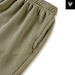 Personalizado en blanco de calidad de exportación Streetwear entrenamiento polar Joggers pantalones cortos logotipo personalizado hombres Casual tejido francés Terry pantalones cortos de lana - Product Image 2