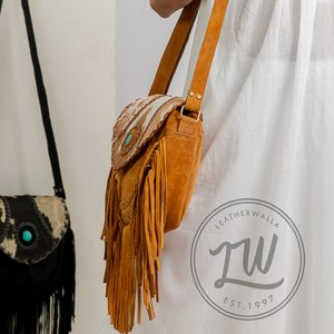 LW Lightweight High Quality Dress Style <b>Shoulder</b> Bag Medium Cross Body with Tassel Zipper Pocket Adjustable <b>Strap</b> for Ladies - Product Image 2