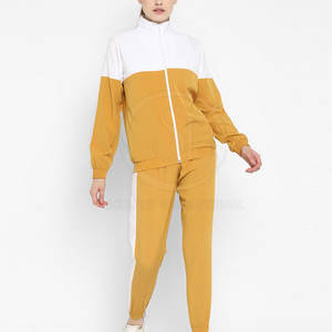 Hauts décontractés longs de haute qualité pour femmes avec un design unique à col montant à motif solide-pour les vêtements de survêtement d'hiver à usage extérieur - Product Image 1