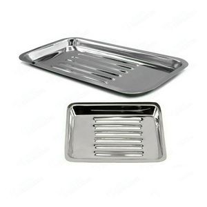 Plateau détartreur pour instruments dentaires Plateau à vaisselle en acier inoxydable Plateau médical de laboratoire de dentiste de haute qualité Offres Spéciales - Product Image 5