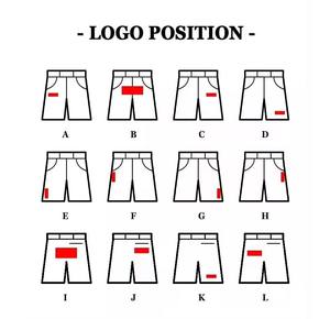 Pantalones cortos de malla de poliéster 100% de alta calidad para hombres Diseño de logotipo personalizado Estilo de fitness sólido OEM Gimnasio Deporte Sudor Logotipo impreso - Product Image 5