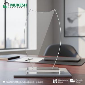 Trofeo de Acrílico Ovalado Curvo de Alta Calidad, Pulido y Duradero, Grabado Personalizado, Premio Deportivo Corporativo, Reconocimiento a Empleados, Proveedor Mayorista - Product Image 4