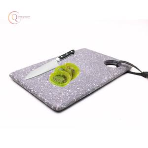 Planche à découper en marbre naturel de forme carrée, couleur personnalisée par les designers, épaisseur de 1,5 cm, passe au lave-vaisselle - Product Image 5