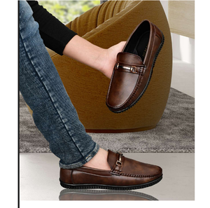 Formal <b>Men</b> <b>Shoes</b> Classic Design Comfortable Fit Office Business Wear Stylish Leather Look <b>for</b> Daily <b>Work</b> - Product Image 4