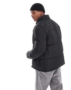 New Arrival Coat Men's Puffer Jacket Winter Shiny Quilted Puffer Jacket <b>Windbreaker</b> Padded Thick <b>Black</b> Hooded Winter Jacket - Product Image 2