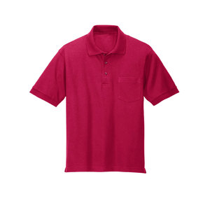 Camisa Polo Deportiva de Golf de Negocios de Manga Corta 100% Algodón con Tres/Dos Botones Personalizada - Product Image 4