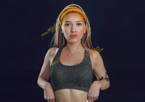 Pantalons de yoga stretch taille haute pour femmes, look jean, leggings skinny tube, jeggings de sport, personnalisables, imperméables, respirants, sans couture - Product Image 5