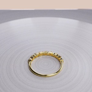 D สี VVS Lab ปลูกเพชร Petite Marquise แหวนแต่งงานตัดที่ยอดเยี่ยมแหวนทอง 14k ที่สวยงามแหวนที่กําหนดเองของขวัญสําหรับเธอ - Product Image 5