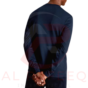 เสื้อเชิ้ตแขนยาวผู้ชายผ้าฝ้ายพิมพ์ลายขายส่ง แห้งเร็ว ระบายอากาศดี เป็นมิตรกับสิ่งแวดล้อม ผ้าโพลีเอสเตอร์กันยับและกันเป็นขุย - Product Image 4