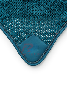 Bonnet d'oreille de cheval de qualité supérieure fabriqué au Pakistan, voile de mouche au crochet lavable et respirant, parfait pour l'équitation élégante - Product Image 3