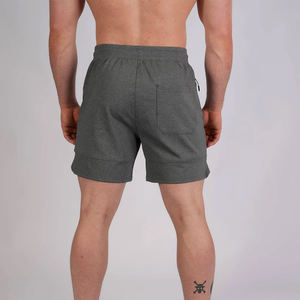 Shorts de sport pour hommes en polyester à séchage rapide, style hip-hop, pour la salle de sport, l'entraînement et le fitness, avec taille élastique - Service de personnalisation OEM - Product Image 6
