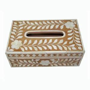 Boîte à mouchoirs en nacre, artisanat artisanal, accessoire de décoration pour la maison, boîte à mouchoirs en nacre, élégant accessoire de table à bas prix - Product Image 3