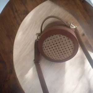 Aesthetic Appearance Street <b>Bag</b> Customizable Ladies Fashion Handbags <b>Natural</b> Straw Beach Tote Rattan Weaving Rattan <b>Bag</b> - Product Image 2