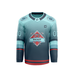 Uniformes de hockey sur glace pour adultes en gros, faible MOQ, conception personnalisée avec logo sur mesure, pantalon et chaussettes en 100 % polyester - Product Image 2
